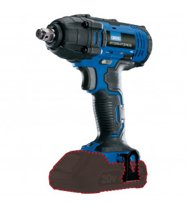 Draper Storm Force® 20V Mid-Torque Impact Wrench, 1/2 Sq. Dr., 250Nm (Sold Bare)