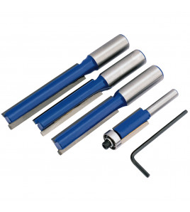 Extra Long Router Bit Set (4 Piece)