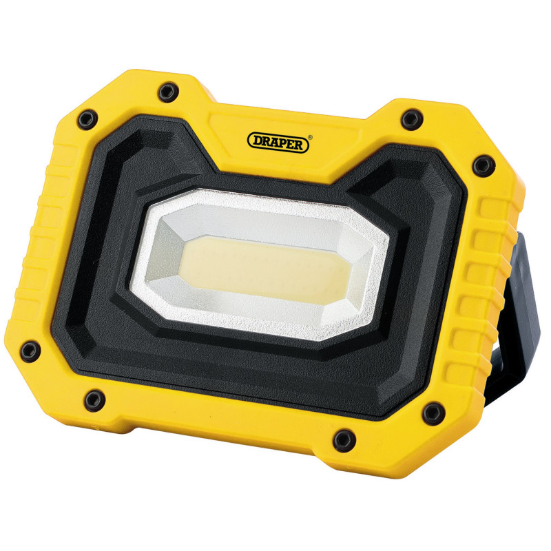COB LED Rechargeable Worklight with Wireless Speaker, 5W, 500 Lumens, Yellow - Discontinued