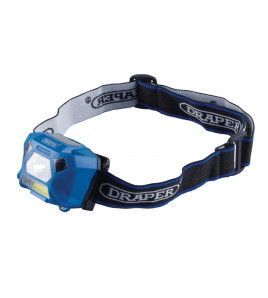 Rechargeable COB & XP-E LED Head Torch, 3W, 200 Lumens - Discontinued