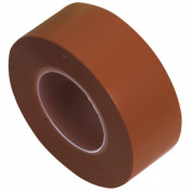 Insulation Tape to BSEN60454/Type2, 10m x 19mm, Brown (Pack of 8) - Discontinued