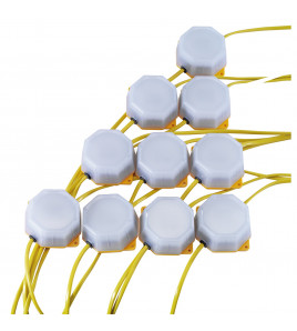 110V SMD LED Festoon String Lights, 4W, 3,800 Lumens, 22m (Set of 10)