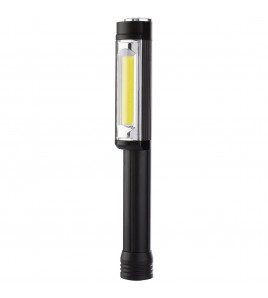 COB LED Aluminium Work Light, 5W, 400 Lumens, 3 x AA Batteries Supplied