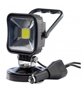 12V COB LED Magnetic Base Work Light, 10W, 600 Lumens