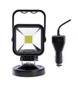 12V COB LED Magnetic Base Work Light, 10W, 600 Lumens