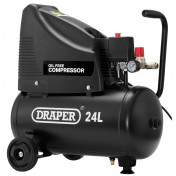 24L Oil-Free Compressor, 1.1kW/1.5hp and Air Tool Kit