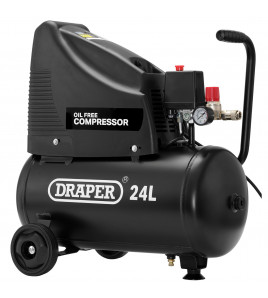 24L Oil-Free Compressor, 1.1kW/1.5hp and Air Tool Kit
