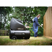 24L Oil-Free Compressor, 1.1kW/1.5hp and Air Tool Kit