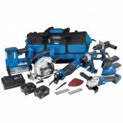 D20 20V Jumbo Kit, 1 x 3.0Ah Battery, 1 x 5.0Ah Battery, 1 x Charger, 1 x Tool Bag