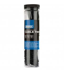 Assorted Nylon Cable Tie Pack (200 Piece)