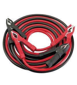 Motorcycle Booster Cables, 2m x 5mm&sup2;
