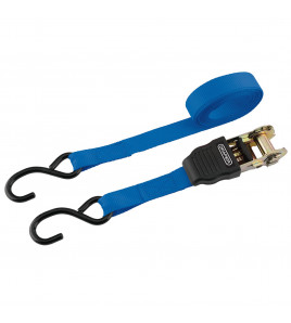 Ratchet Tie Down Straps, 4.5m x 25mm, 225kg (4 Piece)