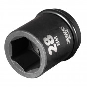 Draper Expert HI-TORQ® 6 Point Impact Socket, 3/4 Sq. Dr., 28mm