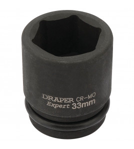 Draper HI-TORQ® 6 Point Impact Socket, 3/4 Sq. Dr., 33mm