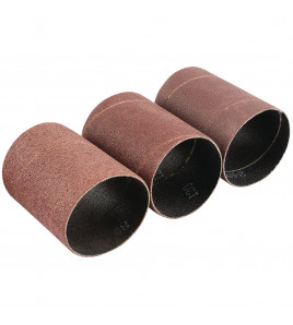 Assorted Grit Aluminium Oxide Sanding Sleeves, 45 x 60mm (Pack of 3)