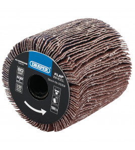 Aluminium Oxide Flap Wheel, 60 x 60mm, 80 Grit