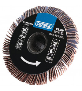 Aluminium Oxide Flap Wheel, 5 x 60mm, 80 Grit