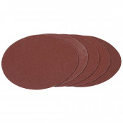 Hook and Loop Aluminium Oxide Sanding Discs, 180mm, 100 Grit (Pack of 5)