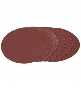 Hook and Loop Aluminium Oxide Sanding Discs, 180mm, 100 Grit (Pack of 5)