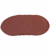 Hook and Loop Aluminium Oxide Sanding Discs, 180mm, 120 Grit (Pack of 5)