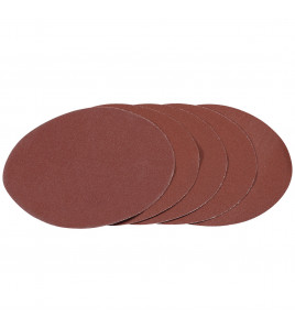 Hook and Loop Aluminium Oxide Sanding Discs, 180mm, 120 Grit (Pack of 5)