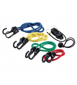 Assorted Bungee Pack with Storage Case (28 Piece)