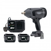 XP20 20V Brushless Impact Wrench Kit, 1/2 Sq. Dr., 1000Nm, 2 x 6.0Ah Batteries, 1 x Fast Battery Charger