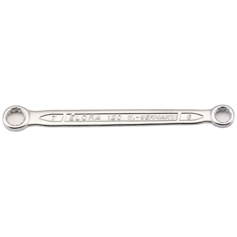 Elora Flat Metric Ring Spanner, 6 x 7mm