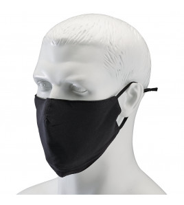 Fabric Reusable Face Masks, Black (Pack of 2) - Discontinued