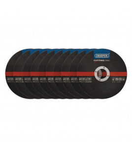 Metal Cutting Discs, 115 x 1 x 22.23mm (Pack of 10)