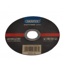 Stainless-Steel/Inox Metal Cutting Disc, 115 x 1 x 22.23mm