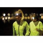 Headband with USB Rechargeable LED Torch, 1W, Black, One Size