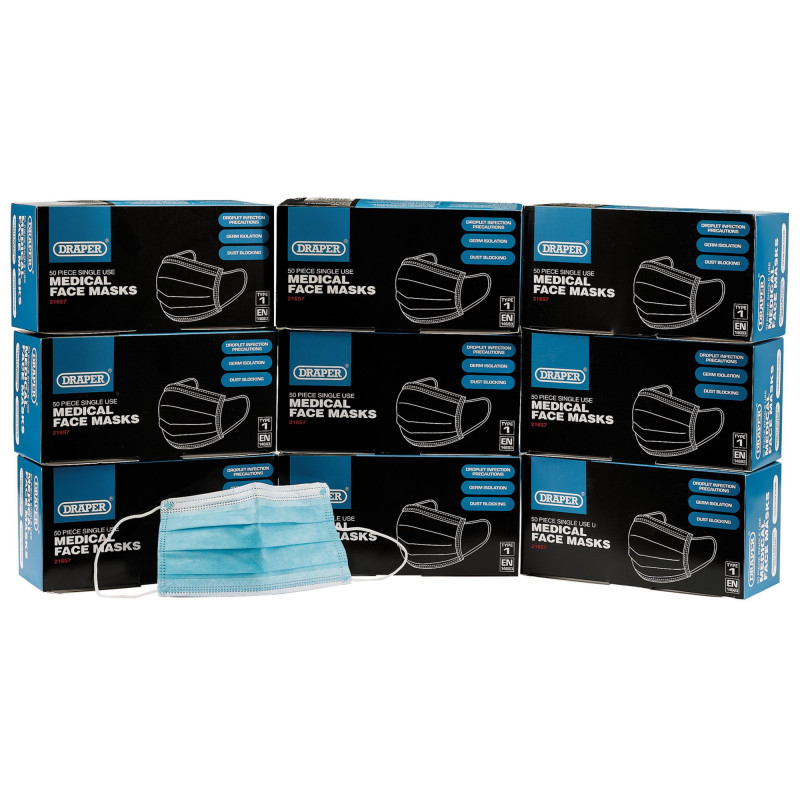 Single Use Medical Face Masks –– Bulk Buy (50 Piece) - Discontinued