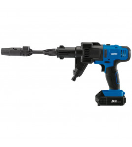 D20 20V Cordless Pressure Washer Kit, 1 x 2.0Ah Battery, 1 x Fast Charger