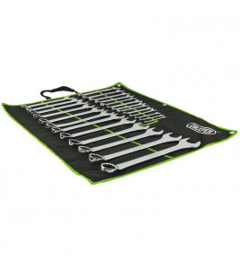 Combination Spanner Set, Green (25 Piece) - Discontinued