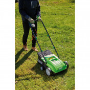 230V 2-in-1 Lawn Aerator and Scarifier, 320mm, 1500W