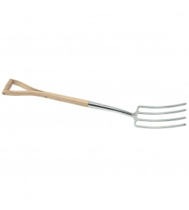 Draper Heritage Stainless Steel Digging Fork with Ash Handle