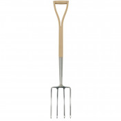 Draper Heritage Stainless Steel Digging Fork with Ash Handle