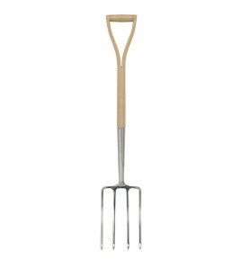 Draper Heritage Stainless Steel Digging Fork with Ash Handle