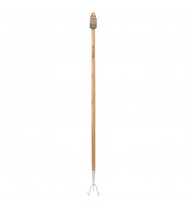 Draper Heritage Stainless Steel 3 Prong Cultivator with Ash Handle