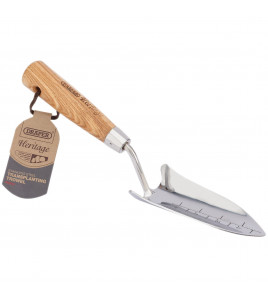 Draper Heritage Stainless Steel Transplanting Trowel with Ash Handle