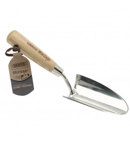 Draper Heritage Stainless Steel Hand Trowel with Ash Handle