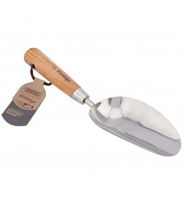Draper Heritage Stainless Steel Hand Potting Scoop with Ash Handle