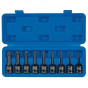 Draper TX-STAR® Socket Bit Set, 1/2 Sq. Dr. (9 Piece)