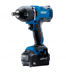 D20 20V Brushless Mid-Torque Impact Wrench, 1/2 Sq. Dr., 400Nm, 2 x 4.0Ah Batteries, 1 x Charger