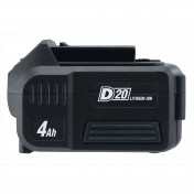 D20 20V Brushless Mid-Torque Impact Wrench, 1/2 Sq. Dr., 400Nm, 2 x 4.0Ah Batteries, 1 x Charger