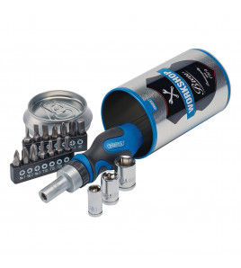 Stubby Ratchet Screwdriver and Bit Set, Special Edition - Workshop Brew (18 Piece)