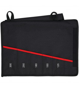 KNIPEX 00 19 55 S4 LE Roll-Up Case for Pliers Wrenches, 6 Compartments, 340mm