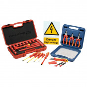 Hybrid/Electric Vehicle Hand Tool Kit with VDE Socket Set, 3/8 Sq. Dr. - Discontinued