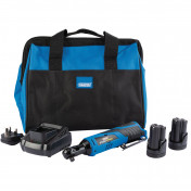 Draper Storm Force® 10.8V Power Interchange Reversible Ratchet Kit, 2 x 1.5Ah Batteries, 1 x Charger, 1 x Bag